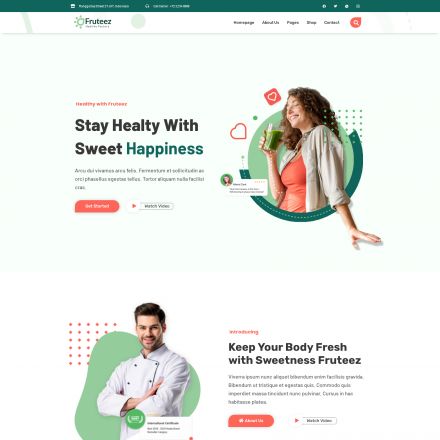 ThemeForest Fruteez