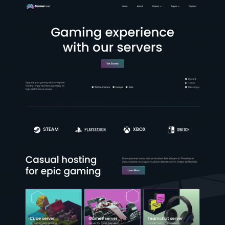 ThemeForest Gamehost