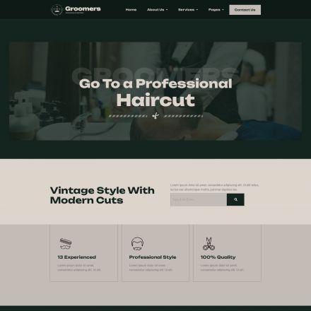ThemeForest Groomers