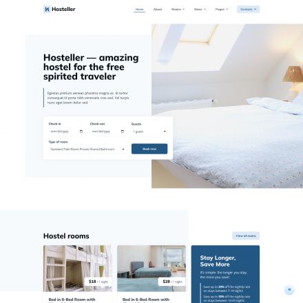 ThemeForest Hosteller