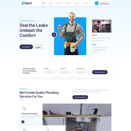 ThemeForest Pipero