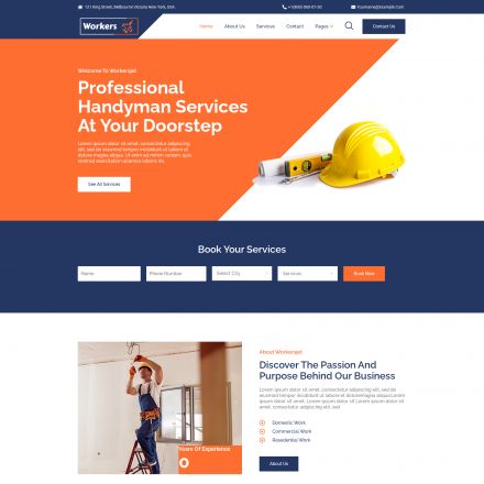 ThemeForest WorkersJet