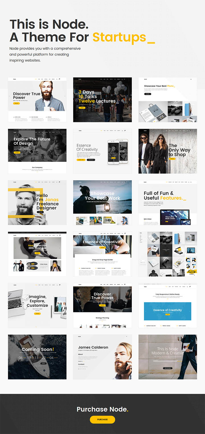 WordPress шаблон ThemeForest Node