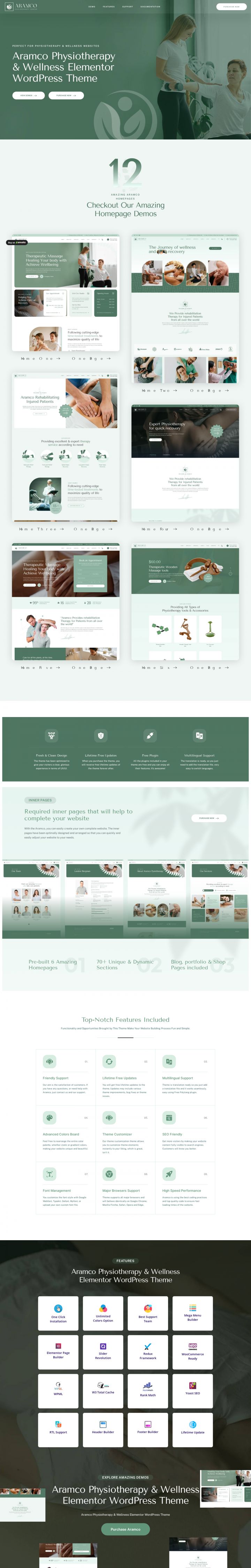 WordPress шаблон ThemeForest Aramco
