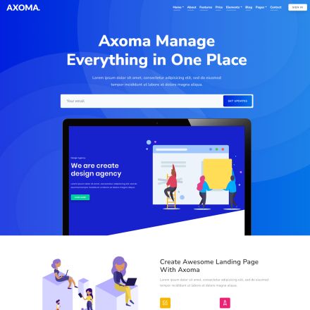 ThemeForest Axoma