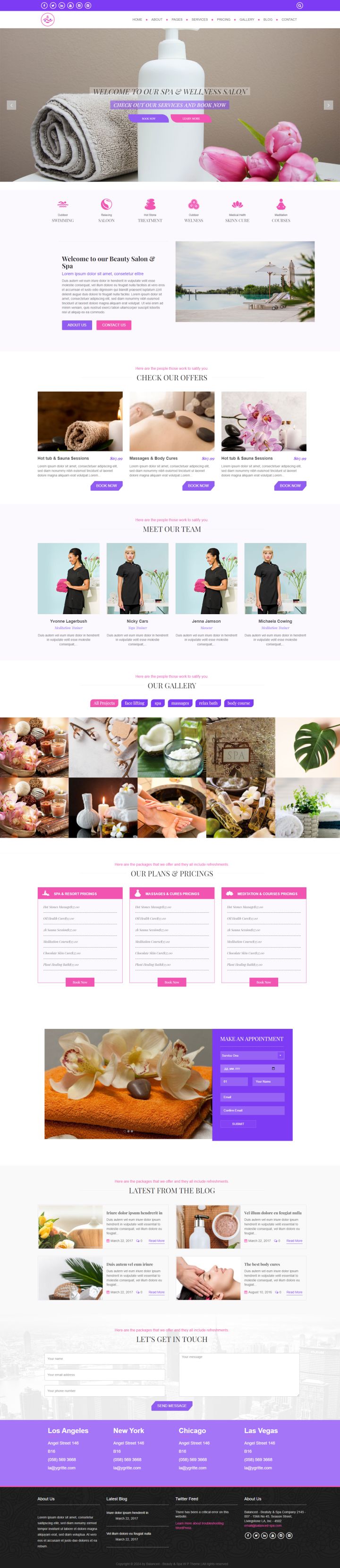 WordPress шаблон ThemeForest Balanced Spa