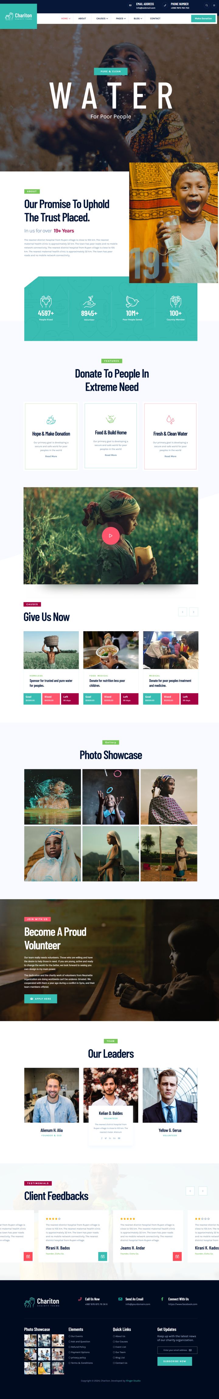 WordPress шаблон ThemeForest Chariton
