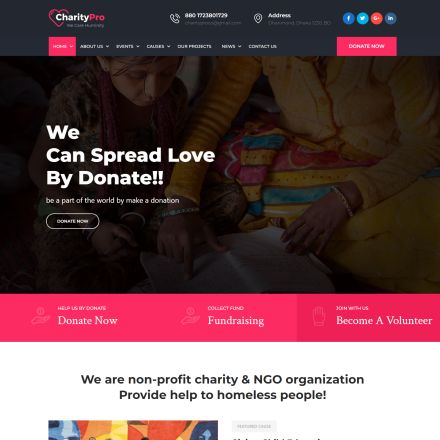 ThemeForest Charity Pro