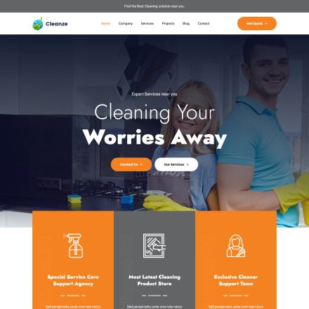 ThemeForest Cleanze