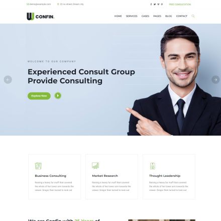 ThemeForest Confin