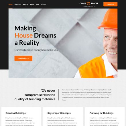 ThemeForest Constrion