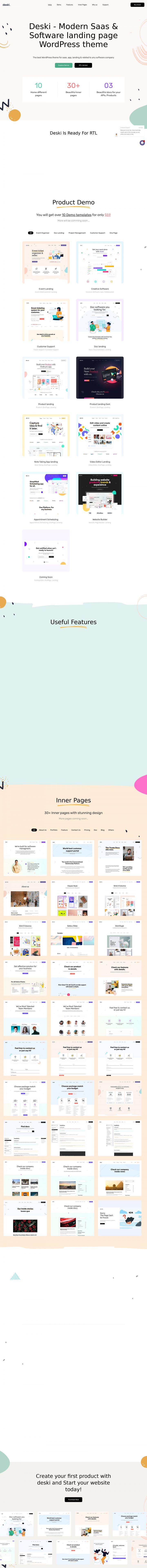 WordPress шаблон ThemeForest Deski
