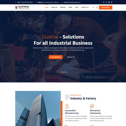 ThemeForest Dustrial
