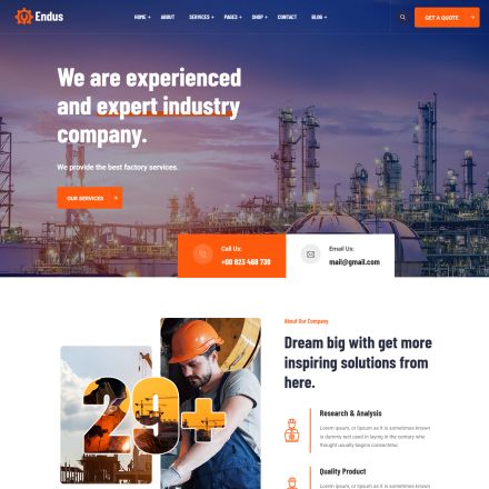 ThemeForest Endus