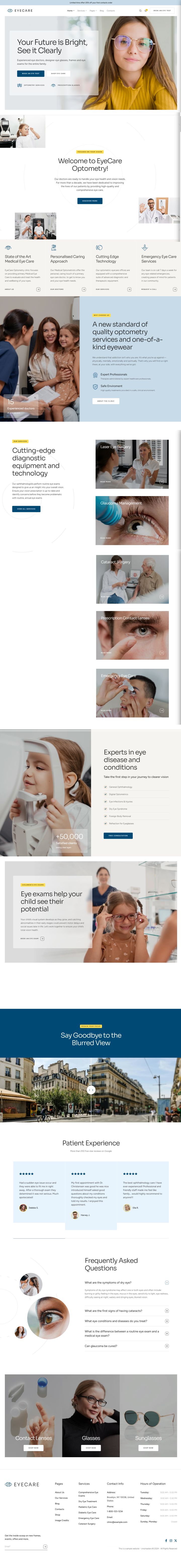 WordPress шаблон ThemeForest Eye Care