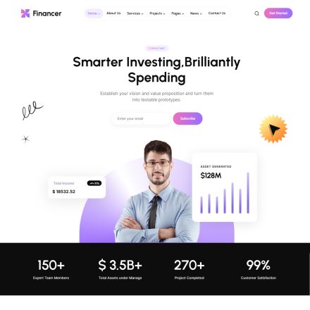 ThemeForest Financer