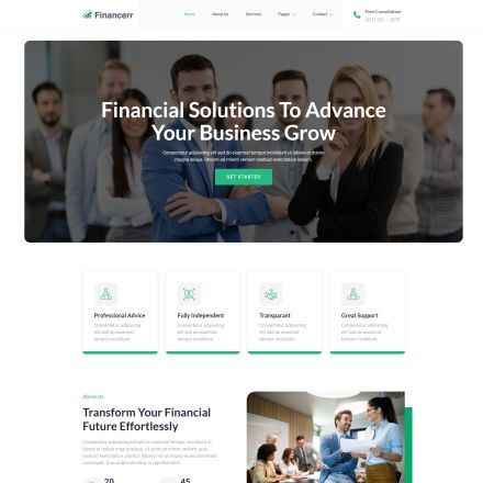 ThemeForest Financerr