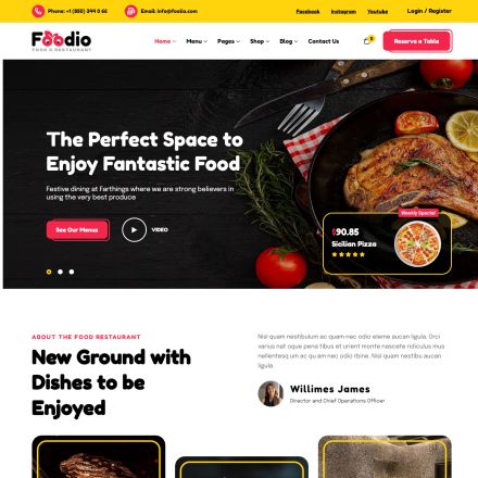 ThemeForest Foodio