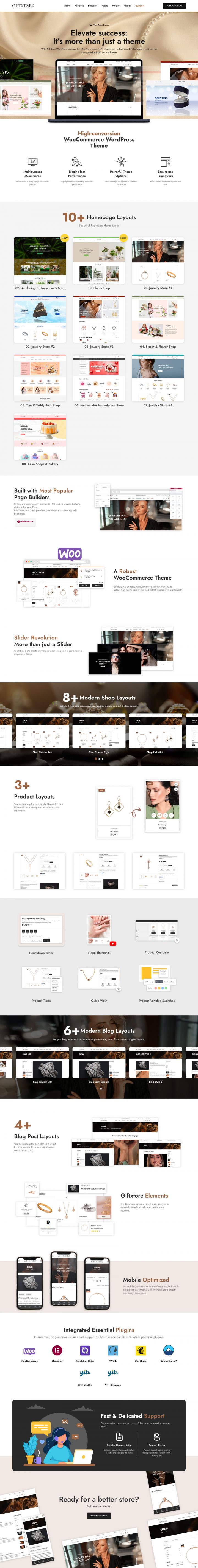 WordPress шаблон ThemeForest GiftXtore