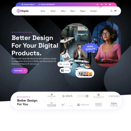 ThemeForest Haptic