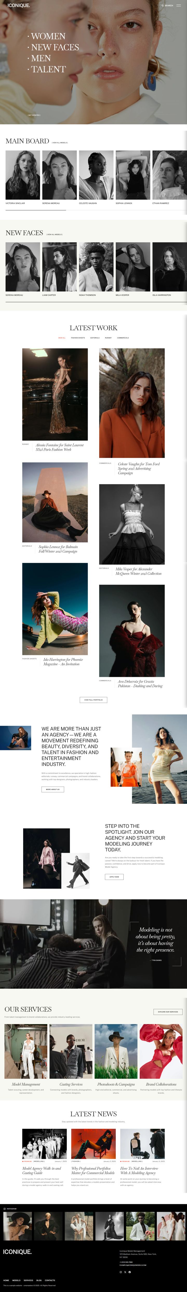 WordPress шаблон ThemeForest Iconique