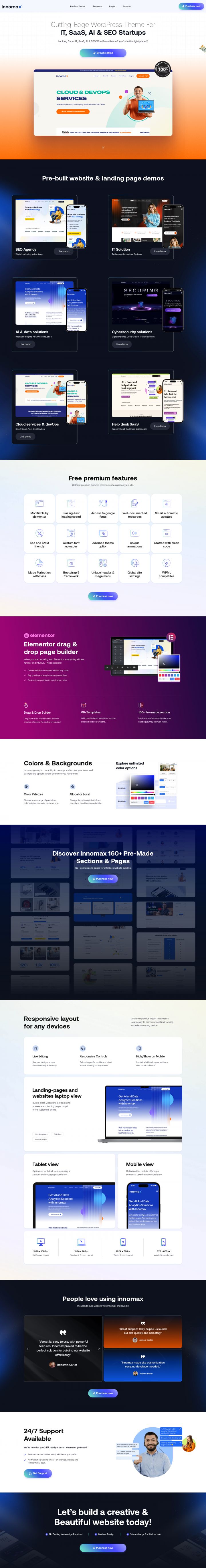WordPress шаблон ThemeForest Innomax