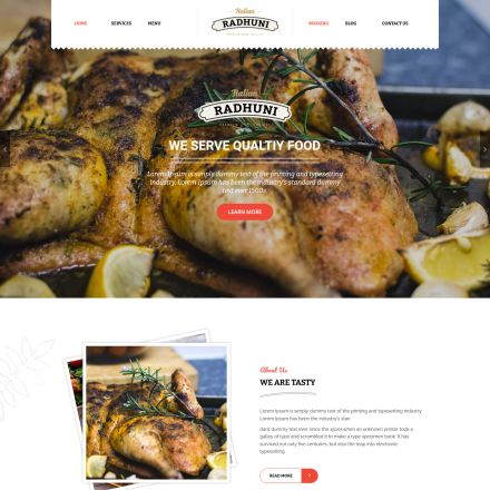 ThemeForest Italian Radhuni