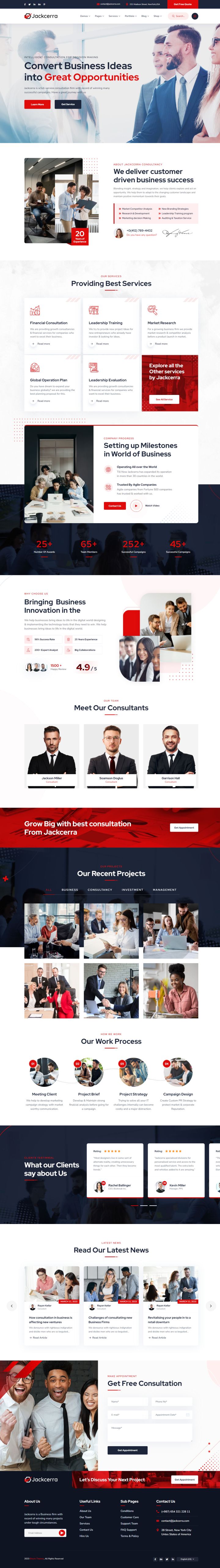 WordPress шаблон ThemeForest Jackcerra