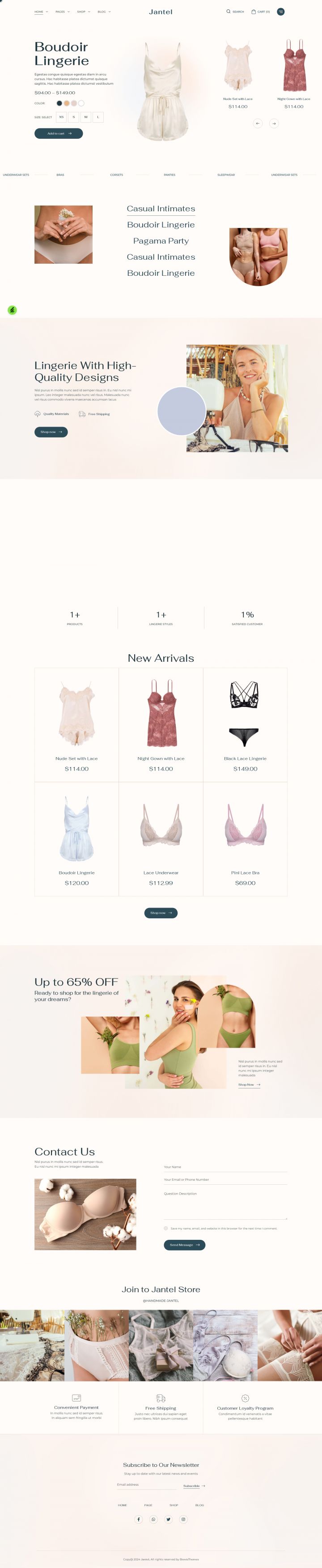 WordPress шаблон ThemeForest Jantel
