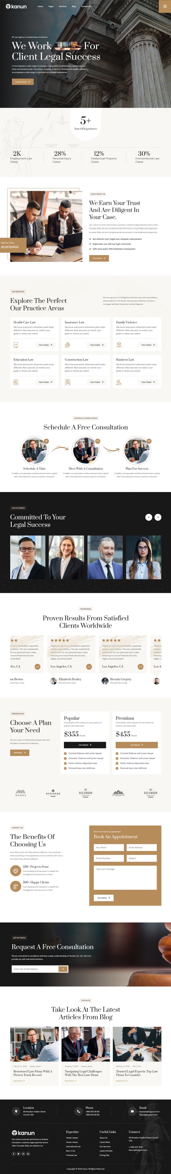 WordPress шаблон ThemeForest Kanun