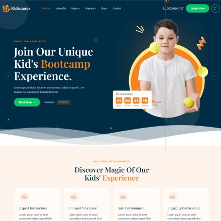 ThemeForest Kidscamp