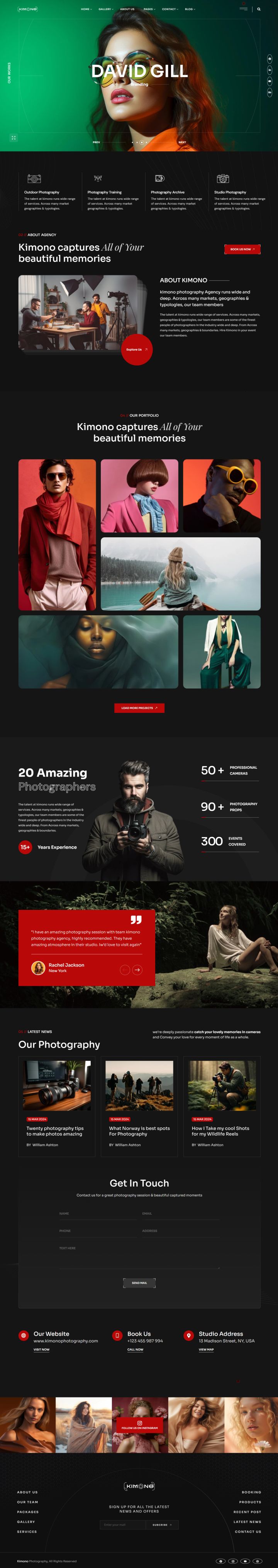 WordPress шаблон ThemeForest Kimono