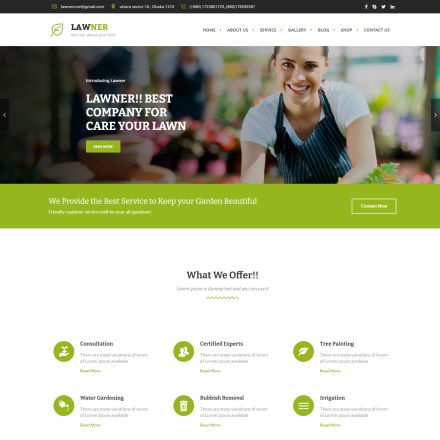 ThemeForest Lawner