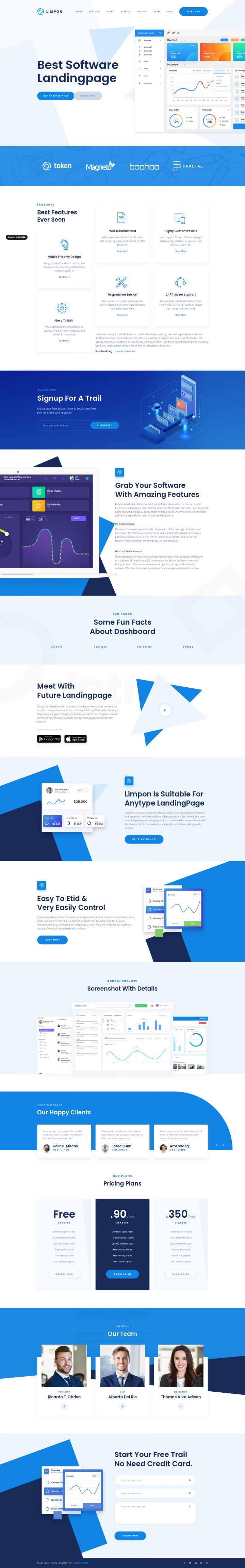 WordPress шаблон ThemeForest Limpon