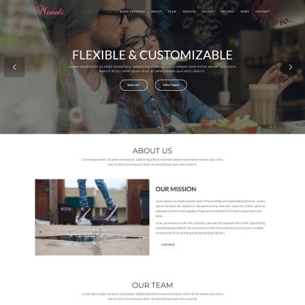 ThemeForest Monali