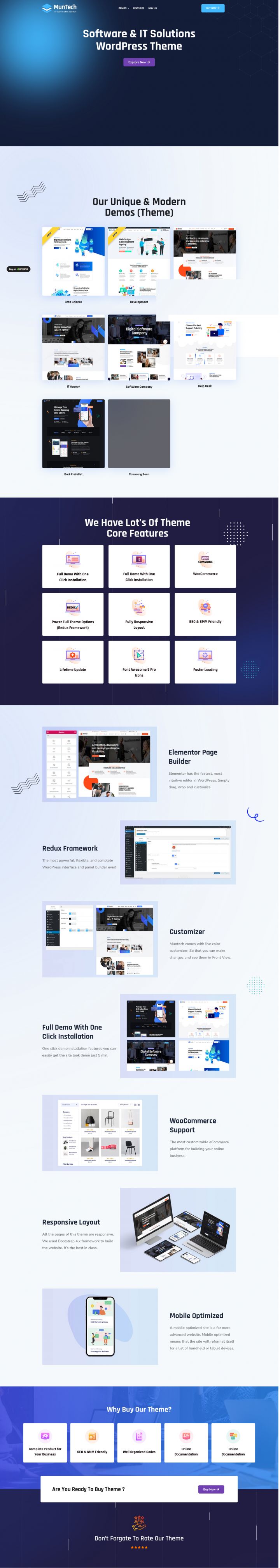 WordPress шаблон ThemeForest Muntech