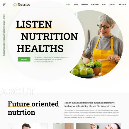 ThemeForest Nutrico