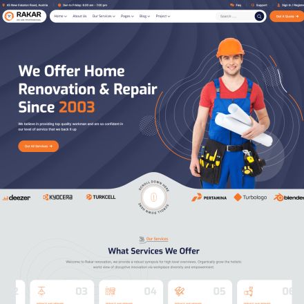 ThemeForest Rakar