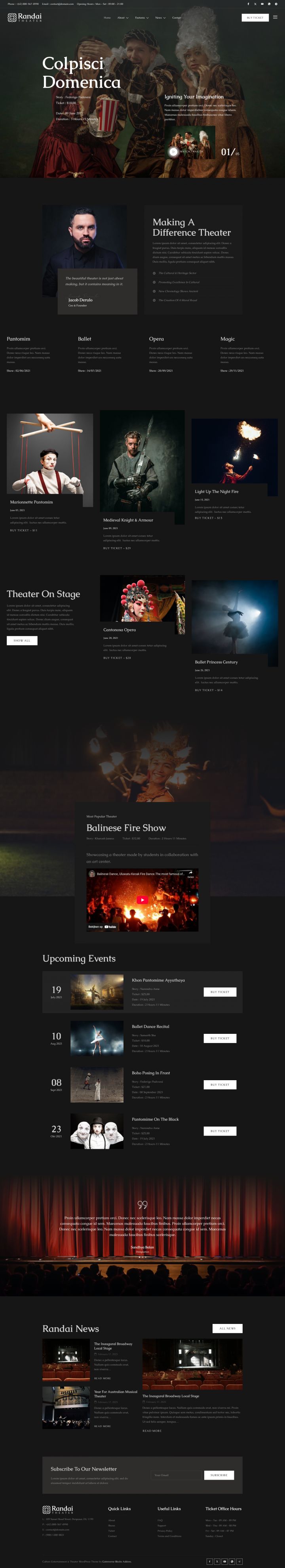 WordPress шаблон ThemeForest Randai