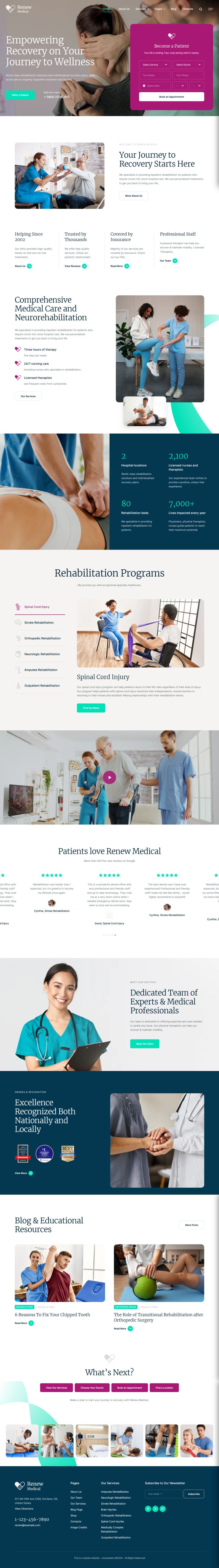 WordPress шаблон ThemeForest Renew Medical