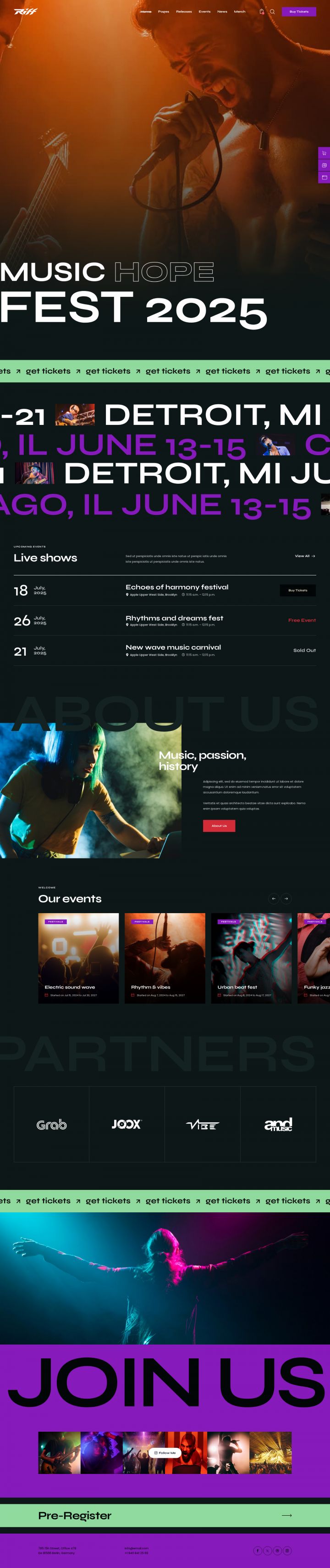 WordPress шаблон ThemeForest Riff