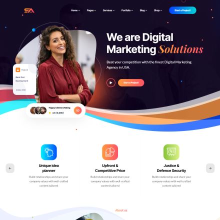 ThemeForest Saira