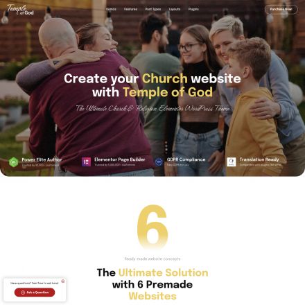 ThemeForest Temple of God