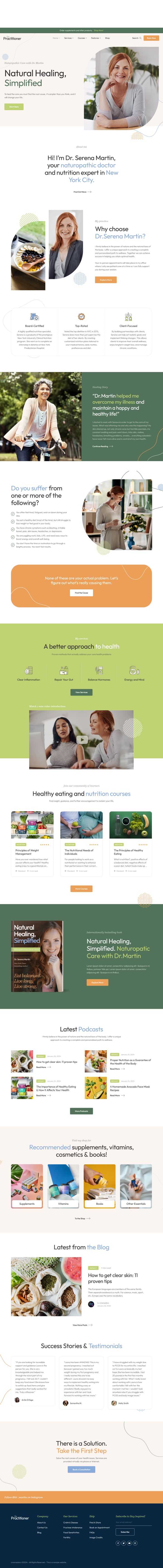 WordPress шаблон ThemeForest The Practitioner