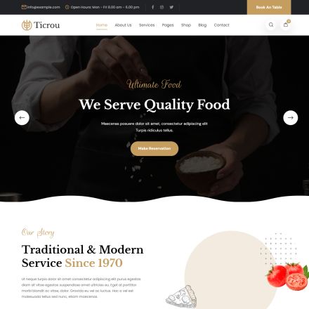 ThemeForest Ticrou