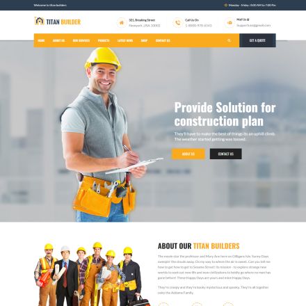 ThemeForest Titan Builders