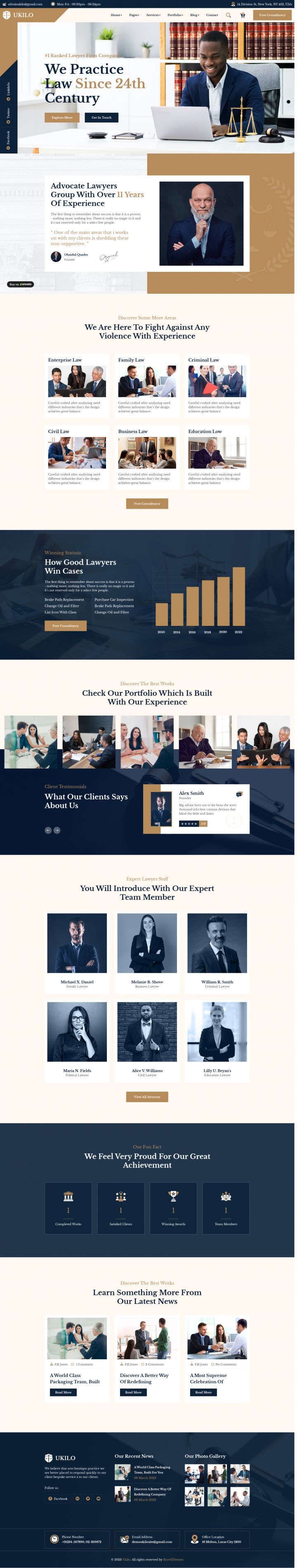 WordPress шаблон ThemeForest Ukilo