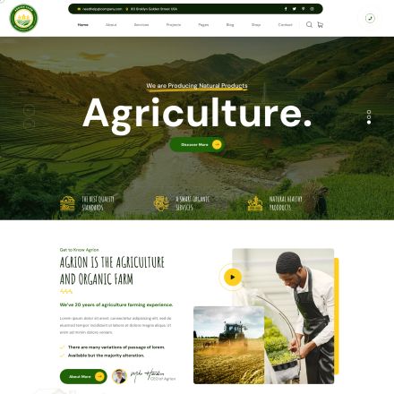 ThemeForest Agrion