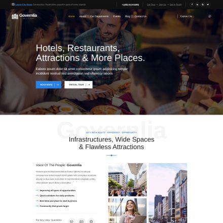 ThemeForest Governlia
