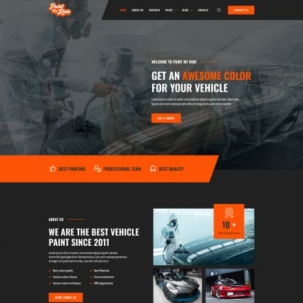ThemeForest PaintMyRide